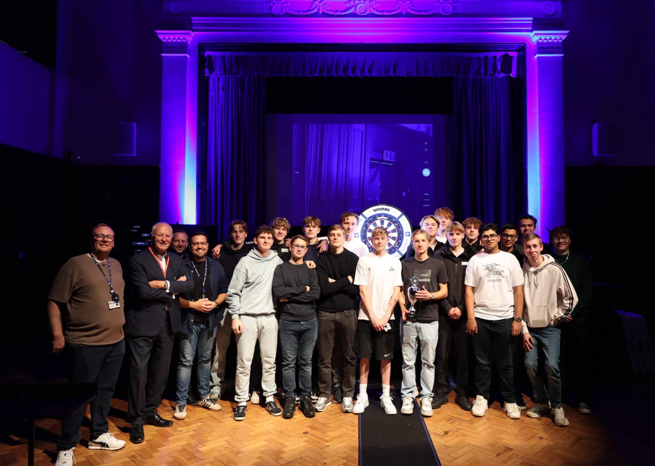 A group of students posing for a photo.